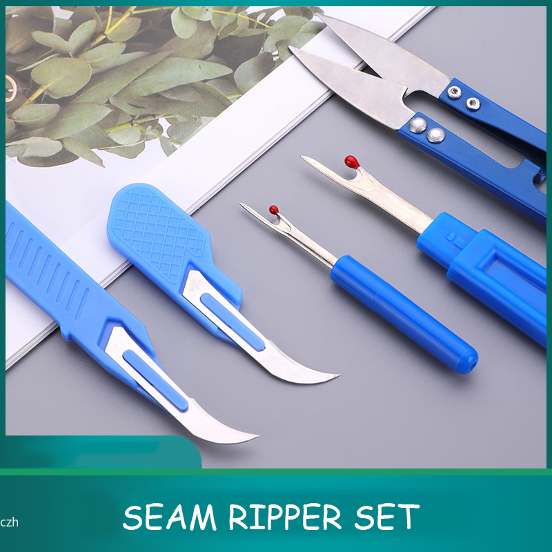 Embroidery Thread - Kit da 5 pezzi blu per