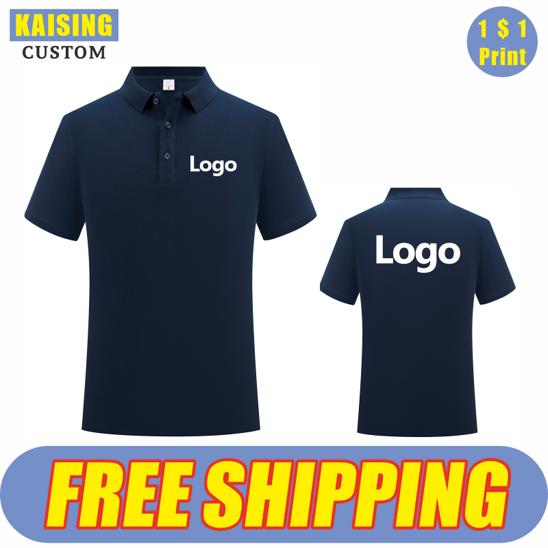 Embroidery On Shirt - KAISING Polo in puro cotone di