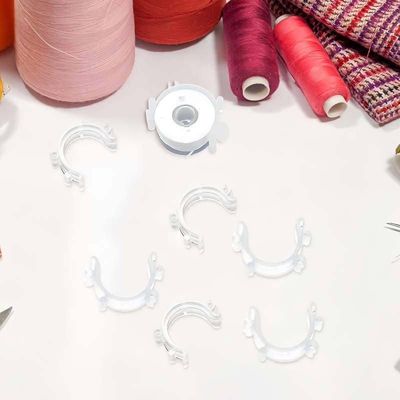 Embroidery Thread - 30 supporti trasparenti per rocchetti, ideali