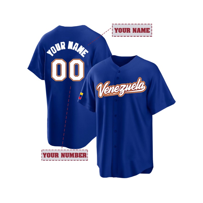 T-shirt da baseball Venezuela  - Embroidery On Shirt recensione e prezzo