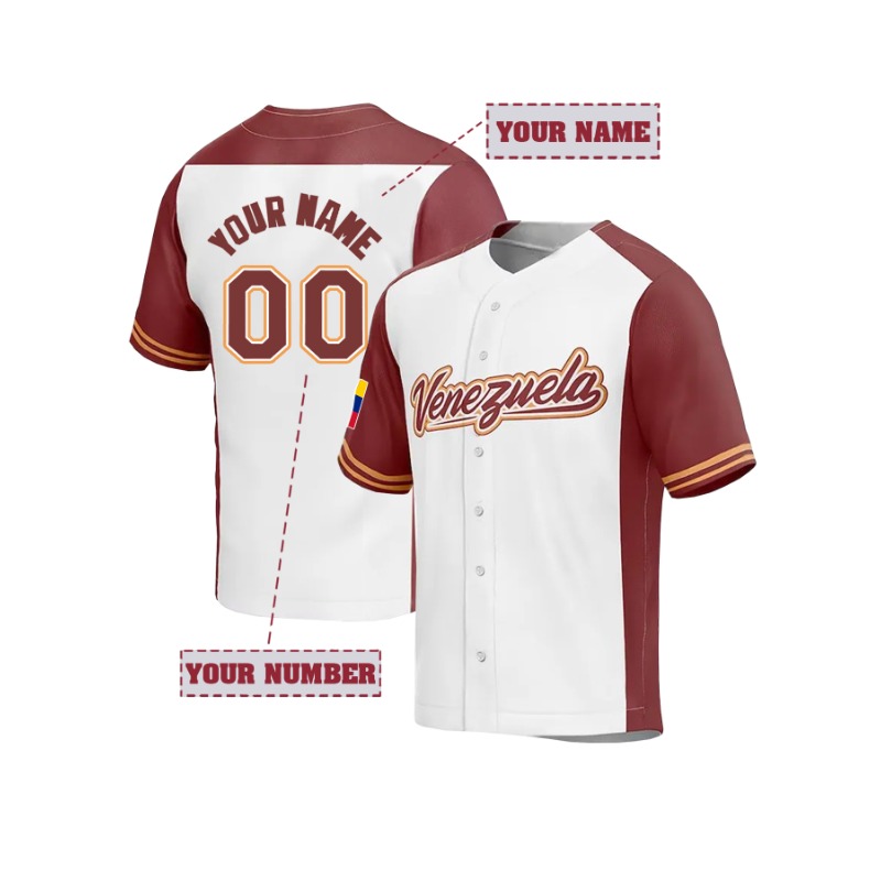 T-shirt da baseball Venezuela  - Embroidery On Shirt recensione e prezzo