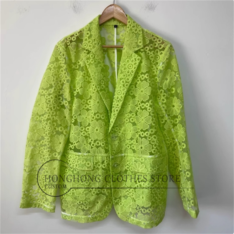 Abbigliamento da uomo da palco - Embroidery Yellow recensione e prezzo