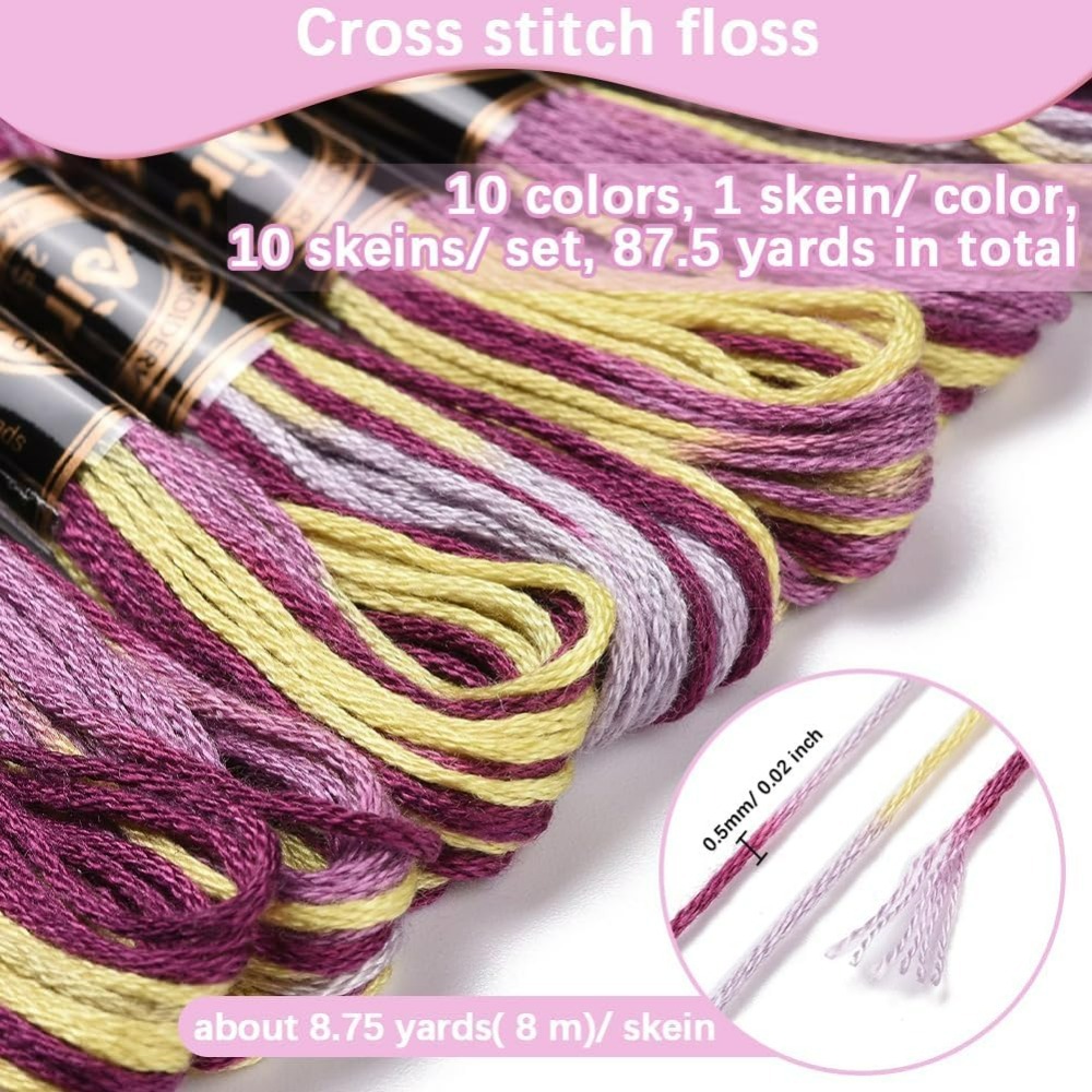 6 fili viola filo da ricamo va - Embroidery Thread recensione e prezzo