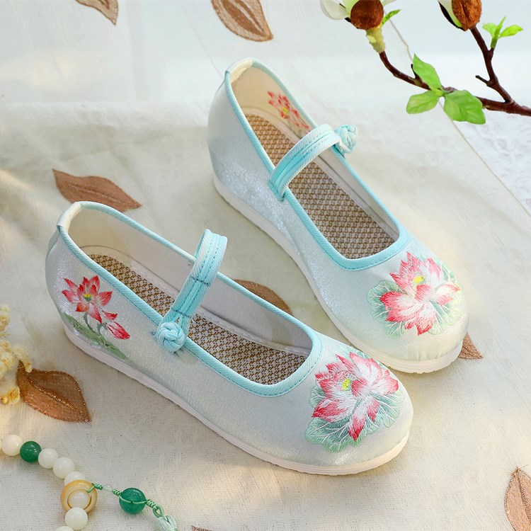 2026 Scarpe da donna con tacco - Embroidery Print recensione e prezzo