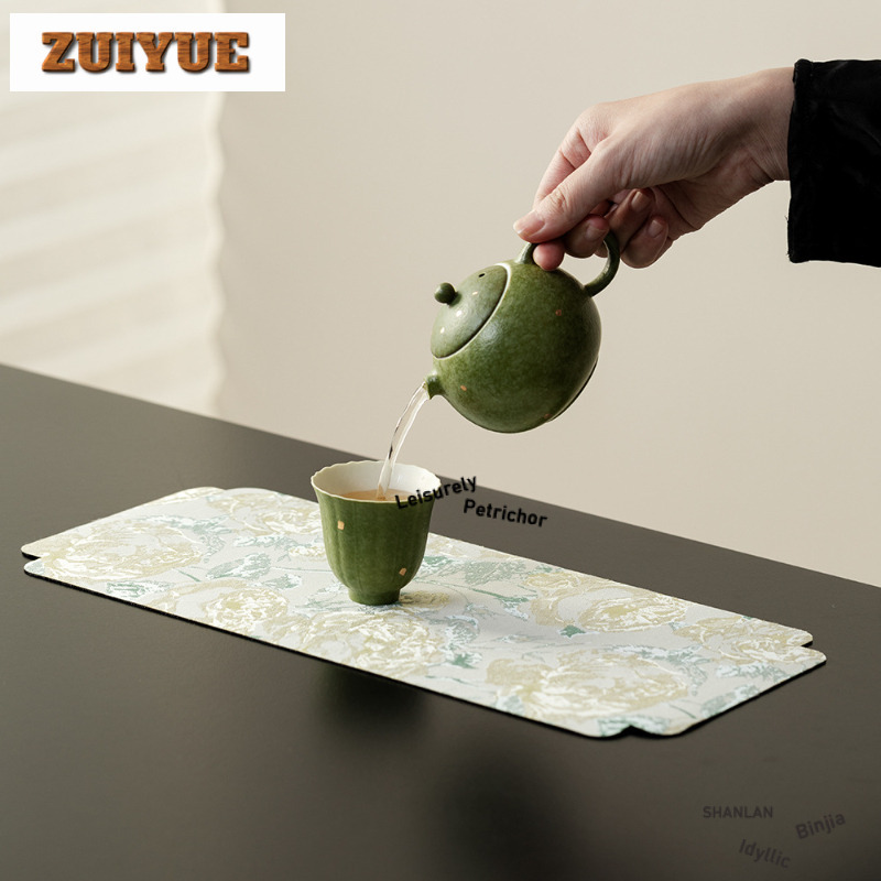 Tappetini da tè con ricamo in  - Embroidery Yellow recensione e prezzo