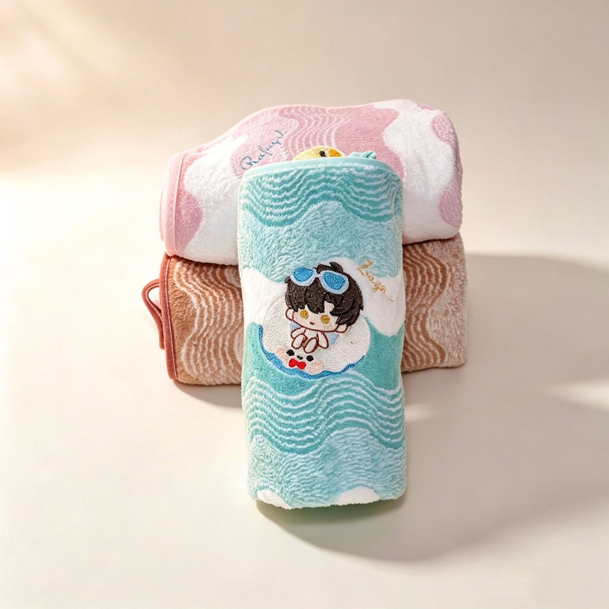 Asciugamano in pile corallo An - Embroidery Thread recensione e prezzo