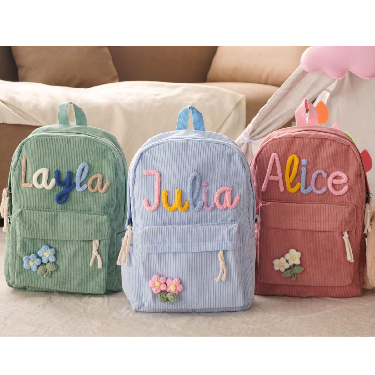 Zaino unisex personalizzato in - Embroidery Initials Designs recensione e prezzo