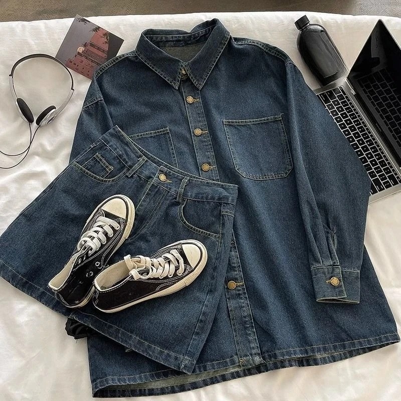 Set gonna in denim Y2K: giacca - Embroidery Fashion recensione e prezzo