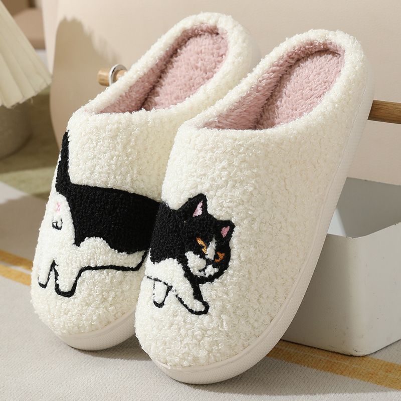 Pantofole da casa in peluche c - Embroidery Print recensione e prezzo