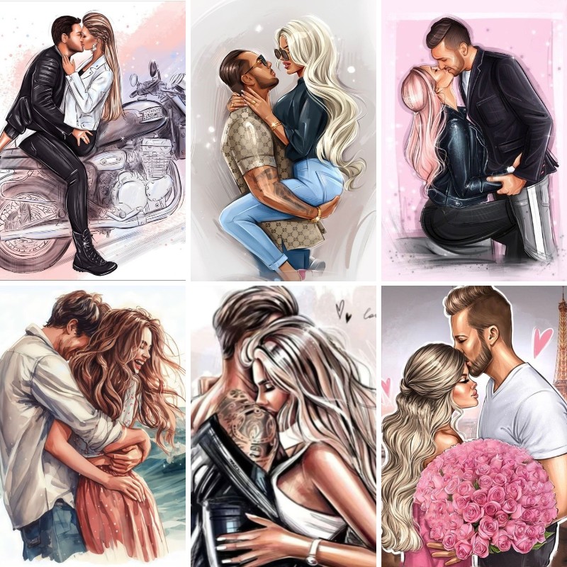 Pittura diamante pieno quadrat - Embroidery Kiss recensione e prezzo